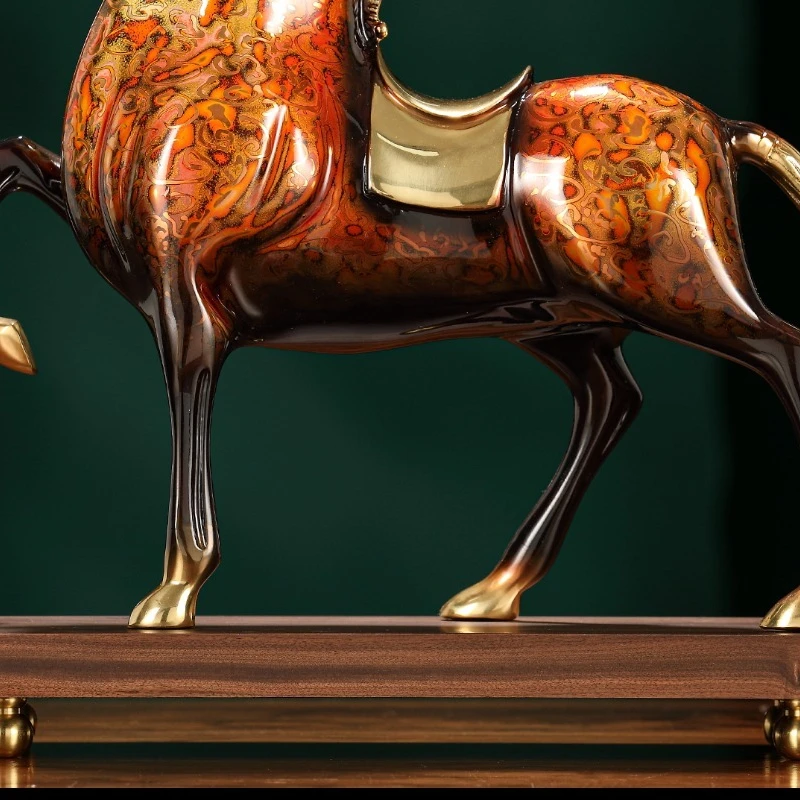 

Brass instant success ornament large lacquer craft wine cabinet decoration office