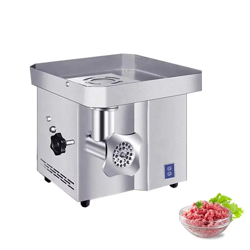 

Electric Meat Grinder 1100W Commercial 150KG / H Sausage Stuffer Maker for Restaurants Supermarkets Beef Fish Mincer Machine