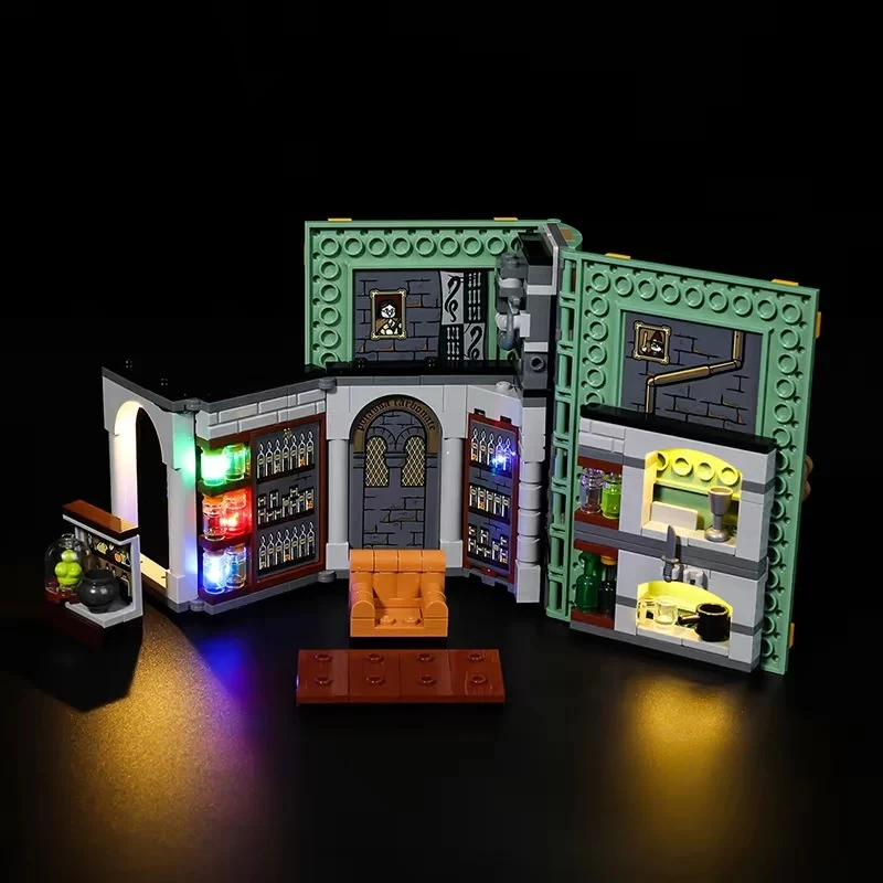 LED Lighting Set Suitable for LEGO Hogwarts Moment: Potions Class 76383 Building Blocks