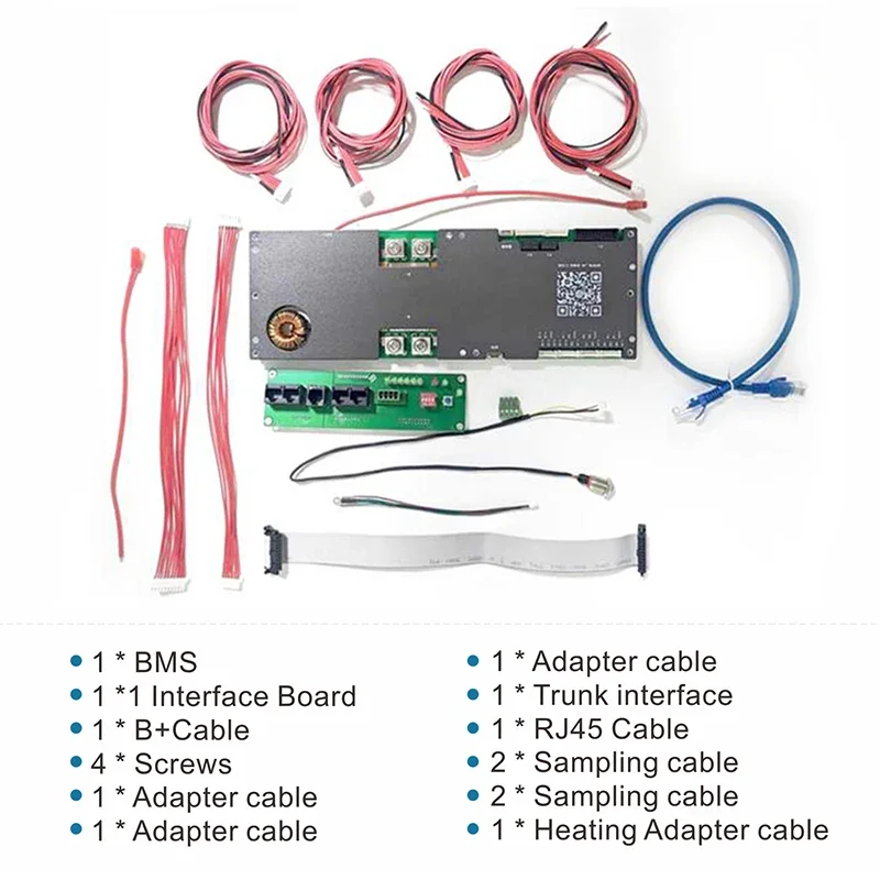 JKBMS Smart Inventer BMS for 24v 36v 48v 100A 16S Batteries with CAN Communication with Inventers