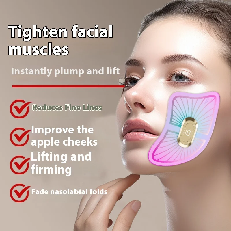 

EMS микротоковый подъемник для лица, антивозрастное устройство для морщин на лбу и мешков под глазами, тонизирующий подтягивающий лифтинг-инструмент для красоты лица