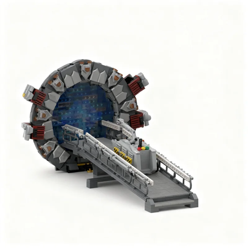 3764pcs MOC Stargate Diorama With M A L P Unit And 2 Creator Model Building Blocks Architecture Toy Christmas Gifts Brick Kids