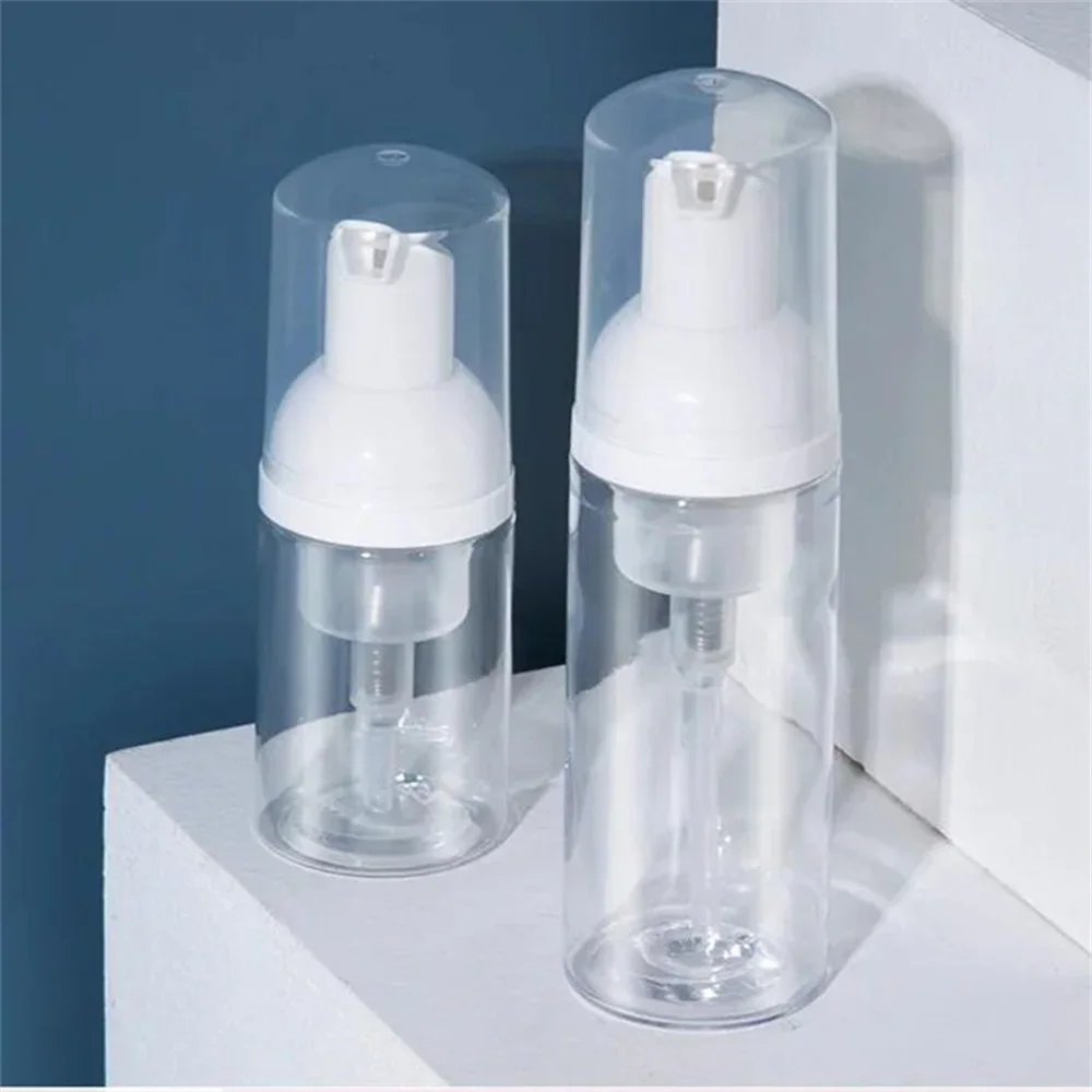 12pcs 30/60ml Portable Foam Bottle Empty Pump Clear Bottle Lotion Shampoo Dispenser Hot Koop Refillable Bottles pump foam bottle