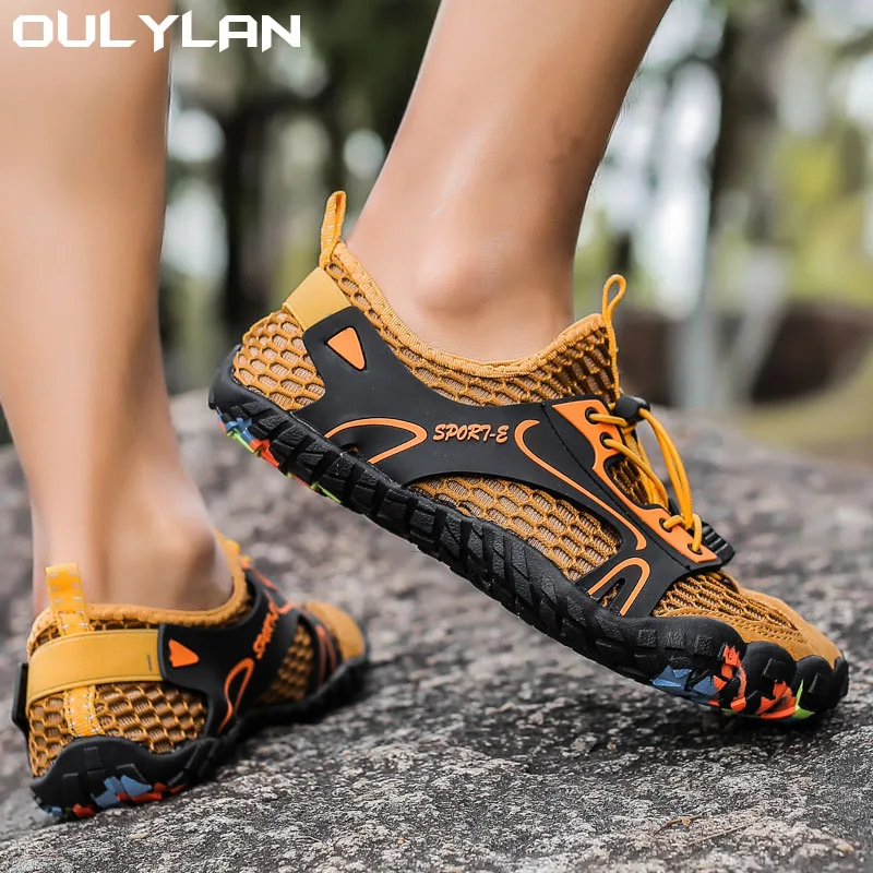 

Breathable Quick Drying Sports Trekking Beach Barefoot Mens Shoes Summer Wading Hiking Shoes for Men Outdoor Man Sneakers