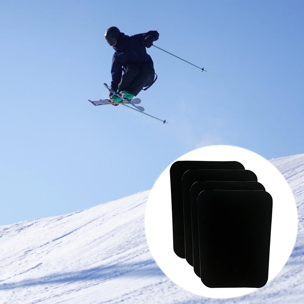 Boot Liner Protector Ski Shin Guards For Skiing Memory Foam Padding Glue-free Installation Easy-release Design