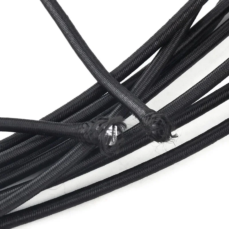 10m Black High Tension Cord Bungee Elastic Rope Cord For Roof Racks /trailers /ground Sheets /tarpaulin /boats /caravans Home