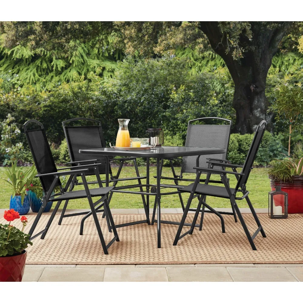 Albany Lane 5-Piece Dining Set, Outdoor Dining Table and Chair Set