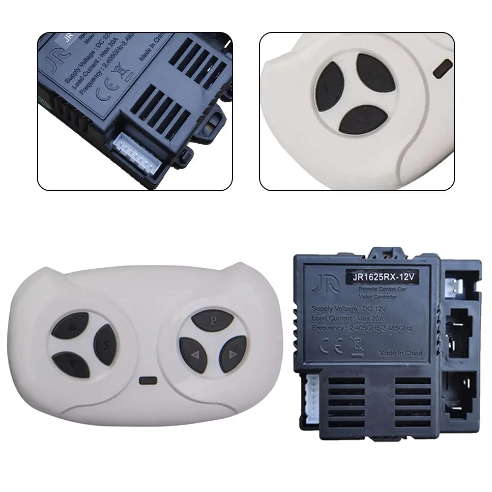 Imagem -04 - Receptor para Crianças Transmissor 2.4g Carro Elétrico do Brinquedo Bluetooth Caixa de Controle Remoto Jr1625rx12v