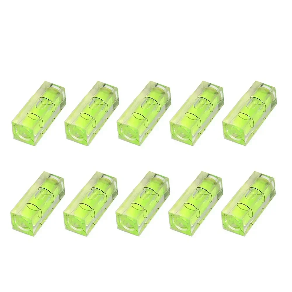 Conjunto Quadrado Mini Nível Bolha com Listra Magnética Pequeno Nivelador Grau Marca Ferramentas de Medição Nível 10 Peças