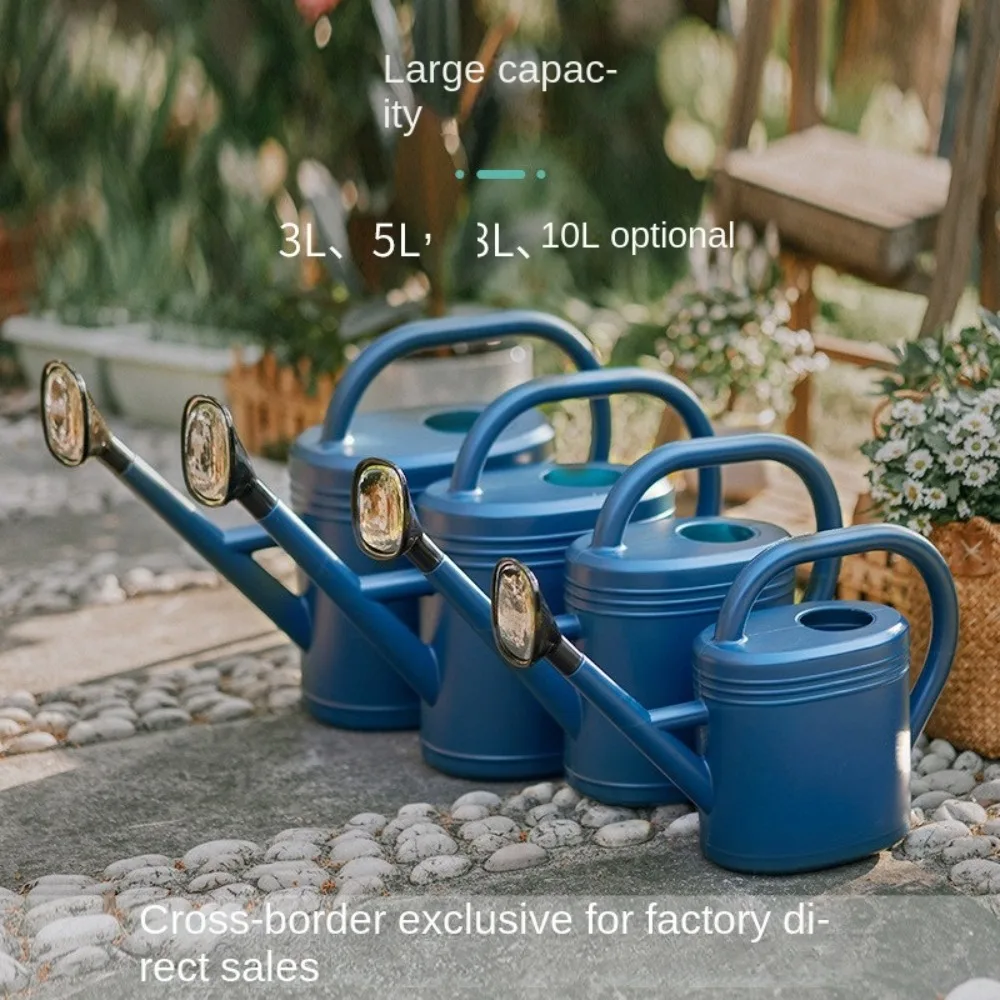 1L/2L Watering Can Pot Plastic Long Mouth Flower Spray Water Kettle Large Capacity Garden Plants Watering Device