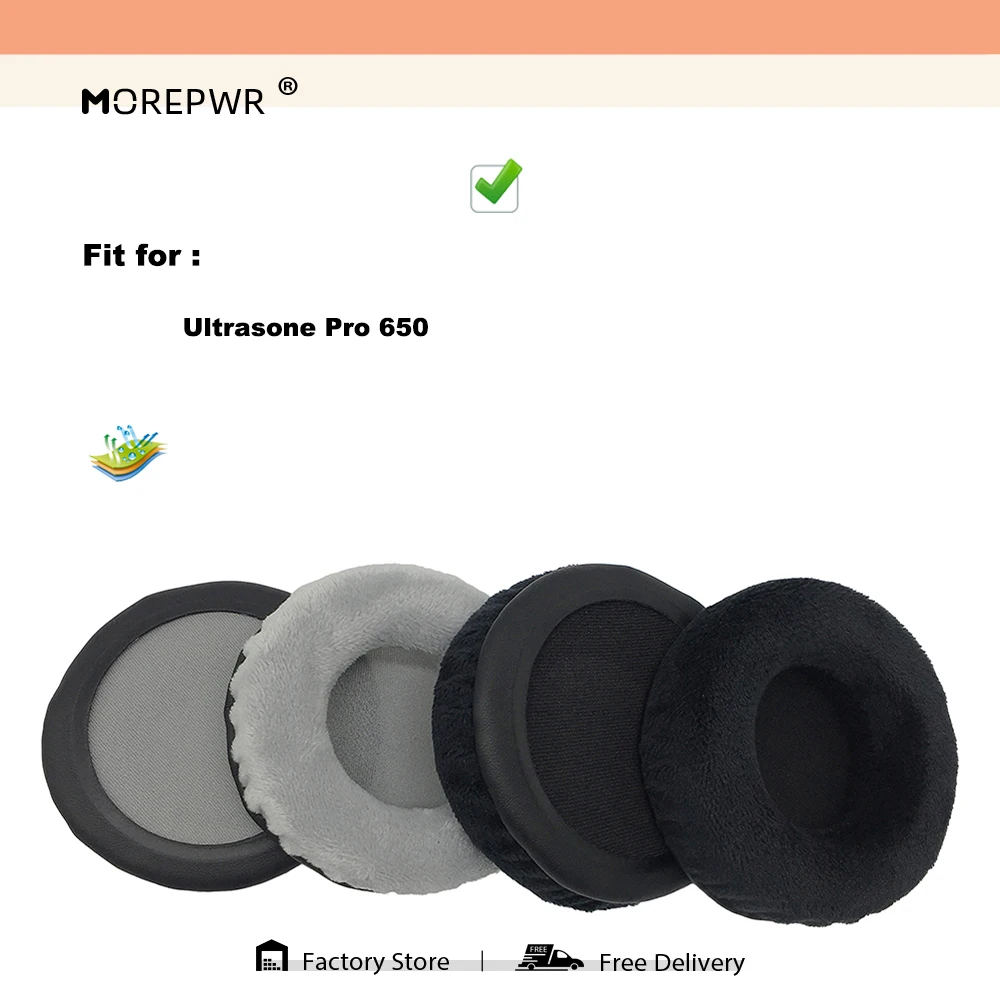 

Morepwr, новое обновление, сменные амбушюры для Ultrasone Pro 650, детали гарнитуры, кожаная подушка, бархатный чехол для наушников