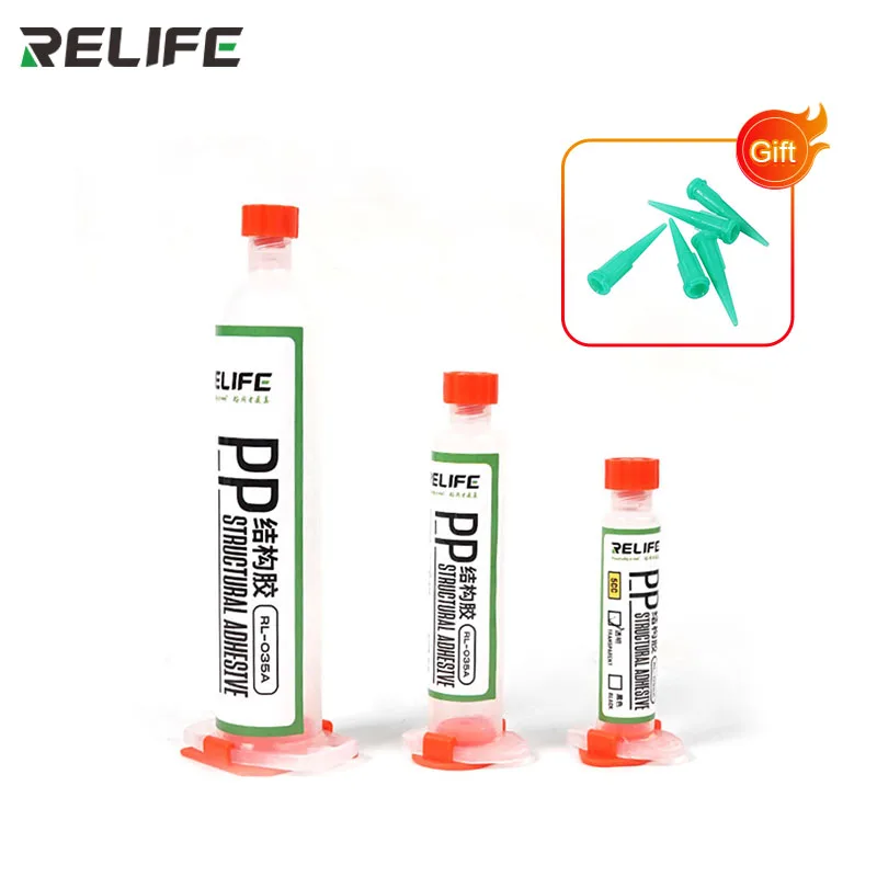  RELIFE RL-035A PP Structural Adhesion 30CC Middle Frame Back Housing Bonding Glue For Mobile Phone LCD Screen Repair Liquid