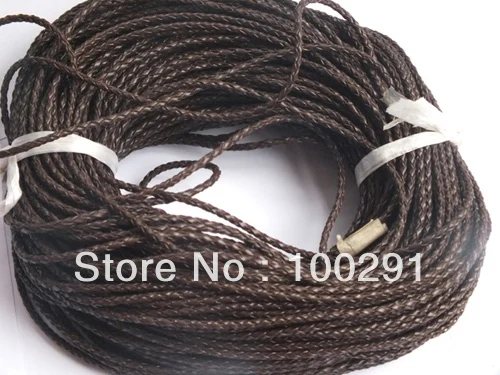 

(3MM)100m/lot braided leather cords hot on sale ,and the 10kinds colors for choice