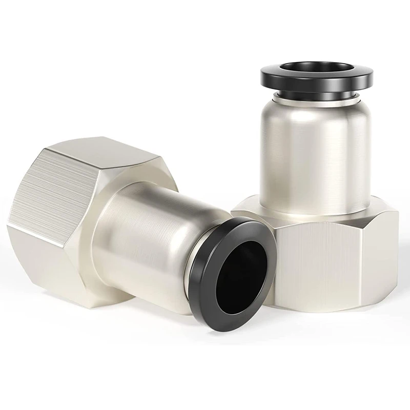

PCF Black Pneumatic Quick Connector Air Hose Connector 1/8" 3/8" 1/2" 1/4" BSP Female Thread Air Compressor Fittings 4 6 8 10 12
