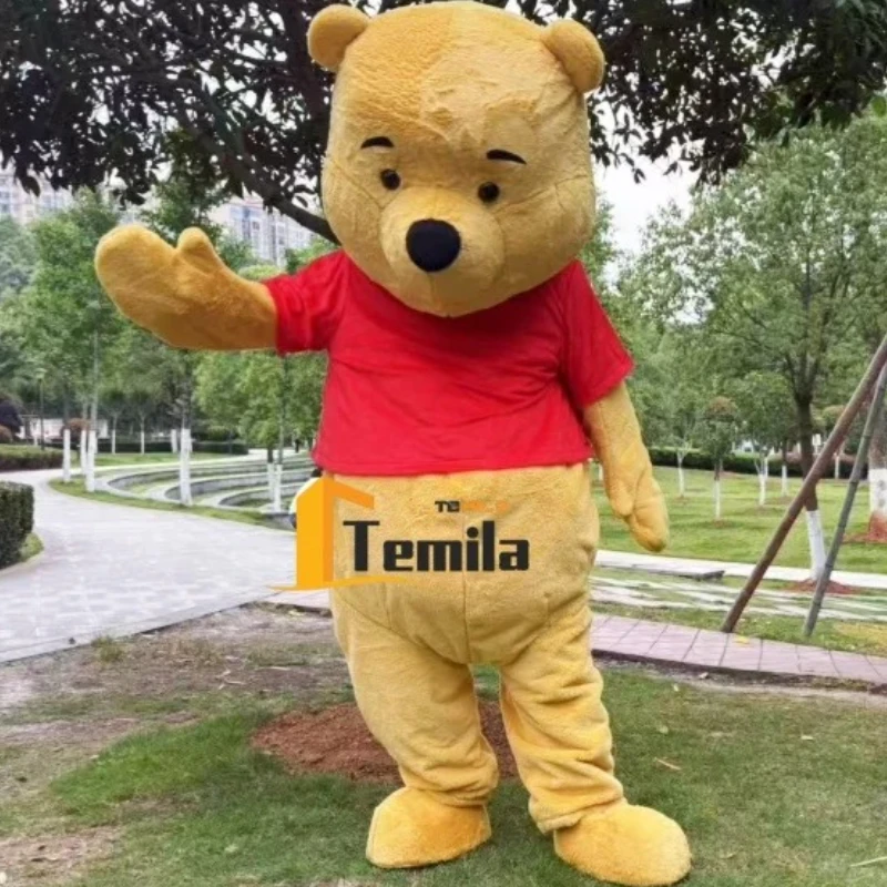 

Cosplay Costume Winnie The Pooh Bear Mascot Cartoon Character Advertising Ceremony Fancy Dress Party Animal Party Props