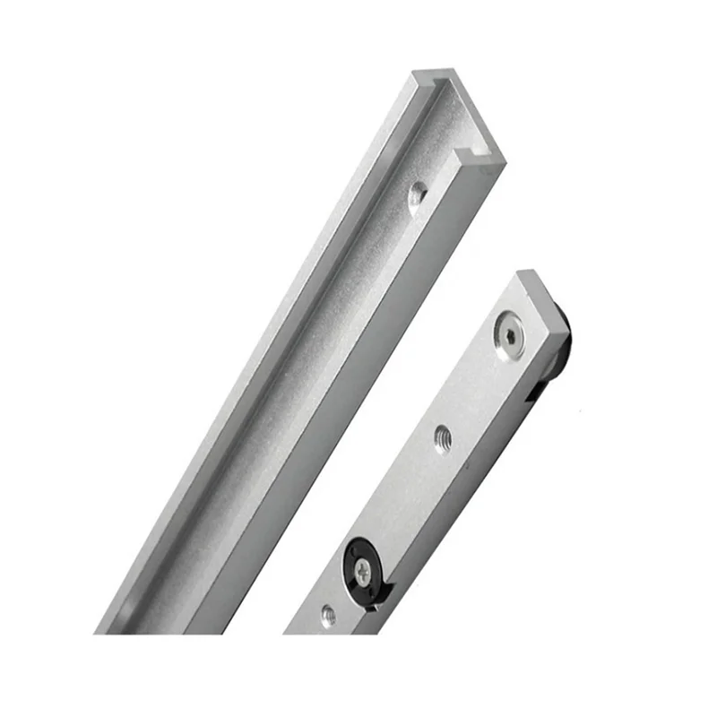 

A74E-T-Shaped Rail With Aluminum Alloy 300Mm T-Slot Miter Bar Slider Kit, Wheels Non Perforated Guide