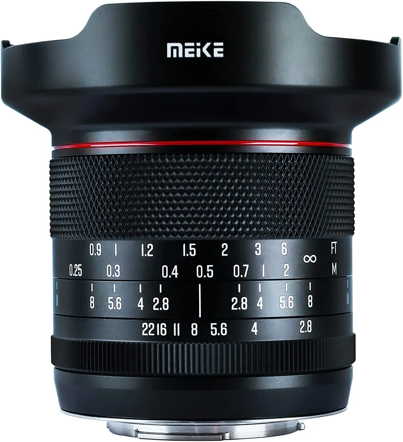 Meike 8mm F2.8 Prime Manual Focus Ultra-wide Angle and Zero Distortion Lens for Panasonic Lumix/ Olympus Micro 4/3 M43 Cameras