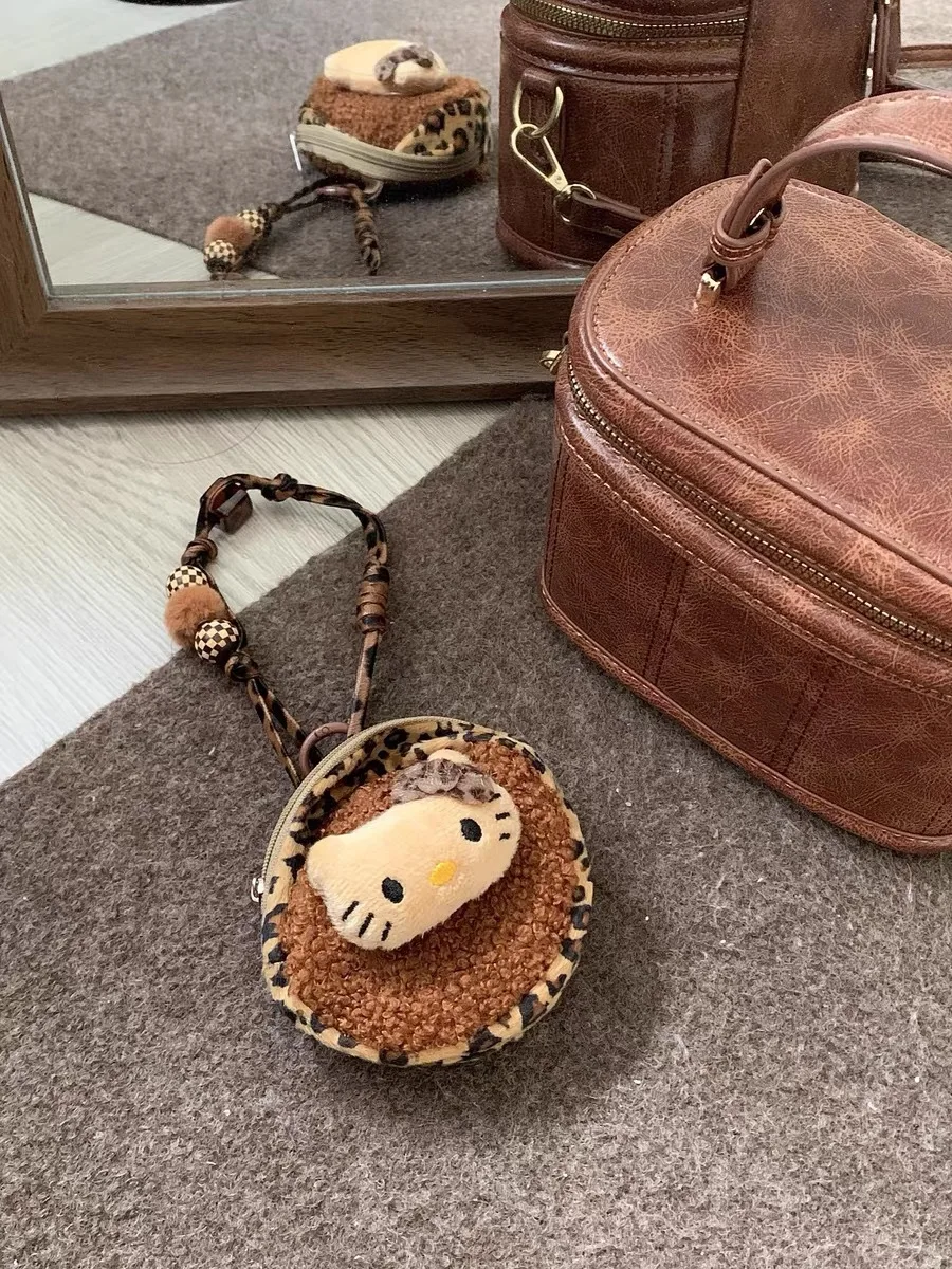 Ultra süßes Plüschtier, kreative Geldbörse, Handyhülle, Charm-Minitasche, kleine Tasche, geeignet für die Aufbewahrung von Kopfhörern