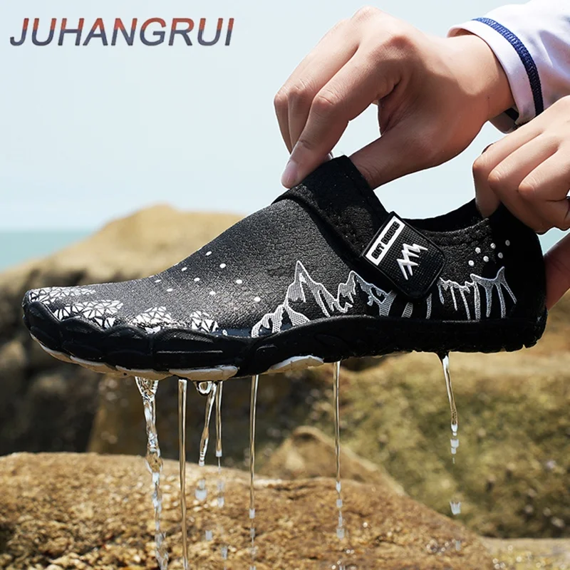 Men's Women's Water Shoes Quick Dry Non-Slip Five Finger Shoes Outdoor Wading Swimming Barefoot Aqua Shoes Lightweight Sneakers