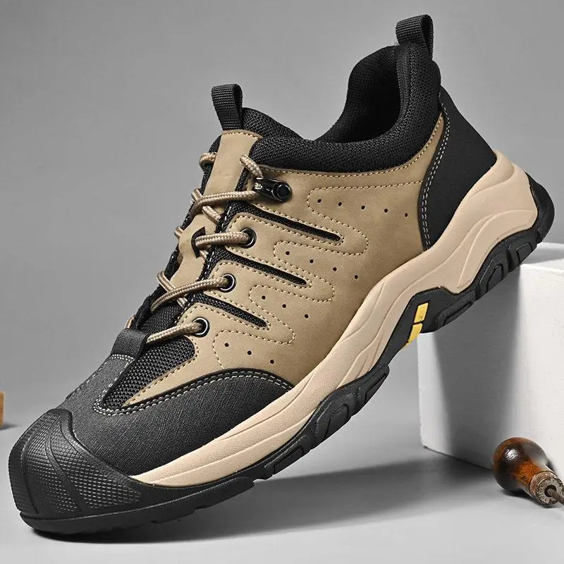 

Lightweight Casual Hiking Shoes Men's Fall Winter New Style Outdoor Sports Climbing Shoes Anti-slip Low Cut Walking Shoes