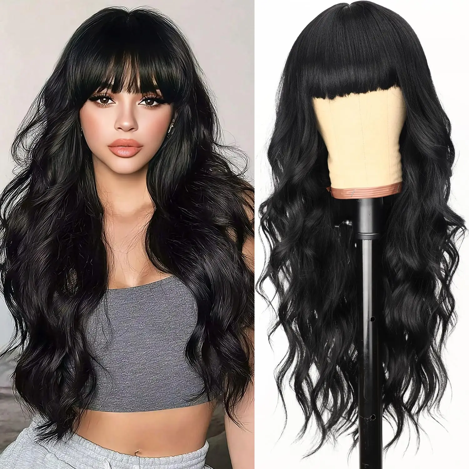 peruca-sintetica-preta-com-ondas-grandes-para-festa-peruca-de-halloween-peruca-de-cosplay-peruca-para-encenacao-de-personagens-peruca-com-faixa-de-cabelo-hot-wire