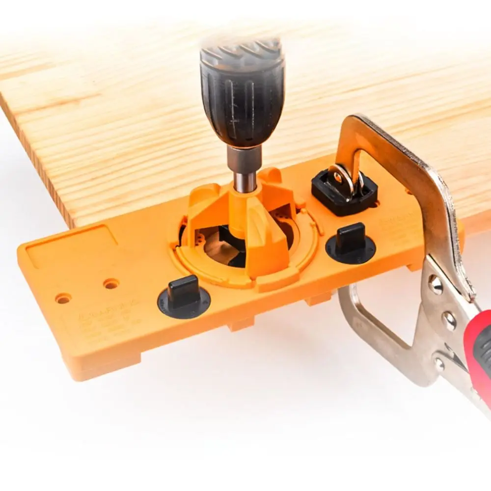 35MM Size Concealed Cup Style Hinge Jig Hole Punch Door Hole Template Boring Hole Drill Guide Cup Style Design Face Frame