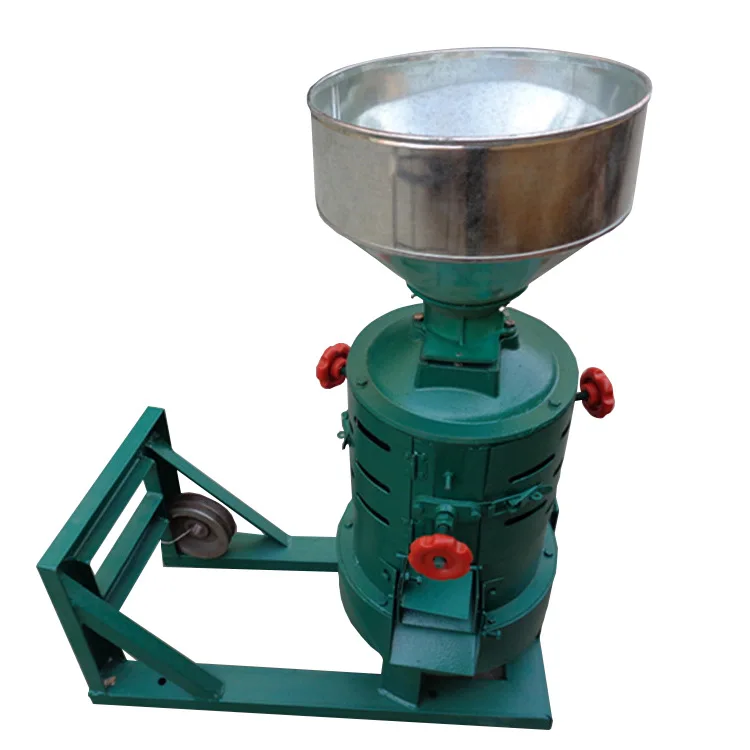 Rice husking and milling machine Small and efficient peeling machine Family farm grain processing machinery