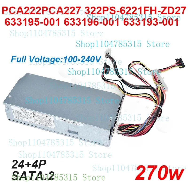 

Новый блок питания для HP S5 PCA227 PCA222 PS-6221-9 7 PCA322 633193 -001 633195 -001 633196 -001 D10-220P1A