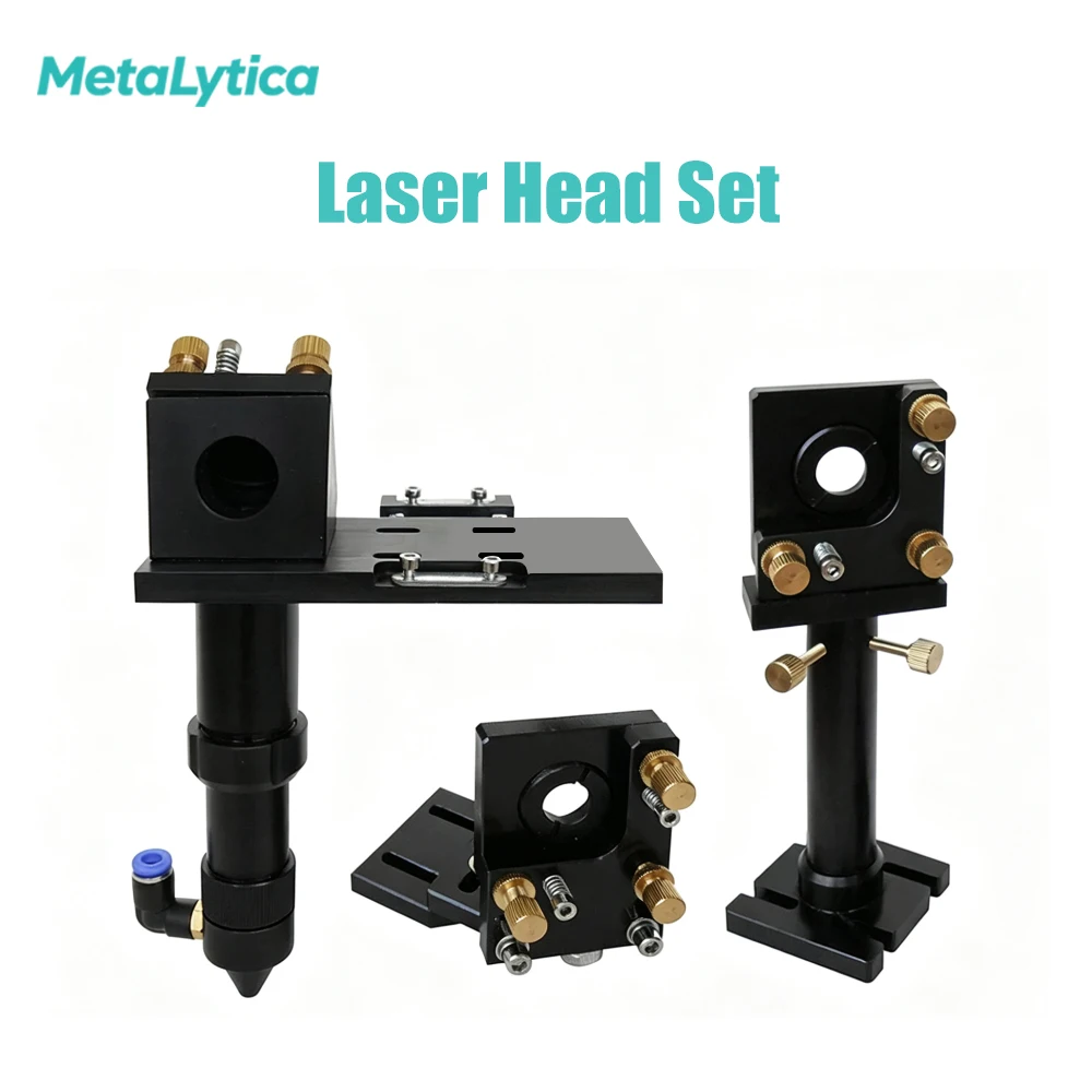 CO2 Laser Head Optical Assembly Kit Focus Lens Tube Reflective Mirror Mount for Laser Cutting Engraving Equipment