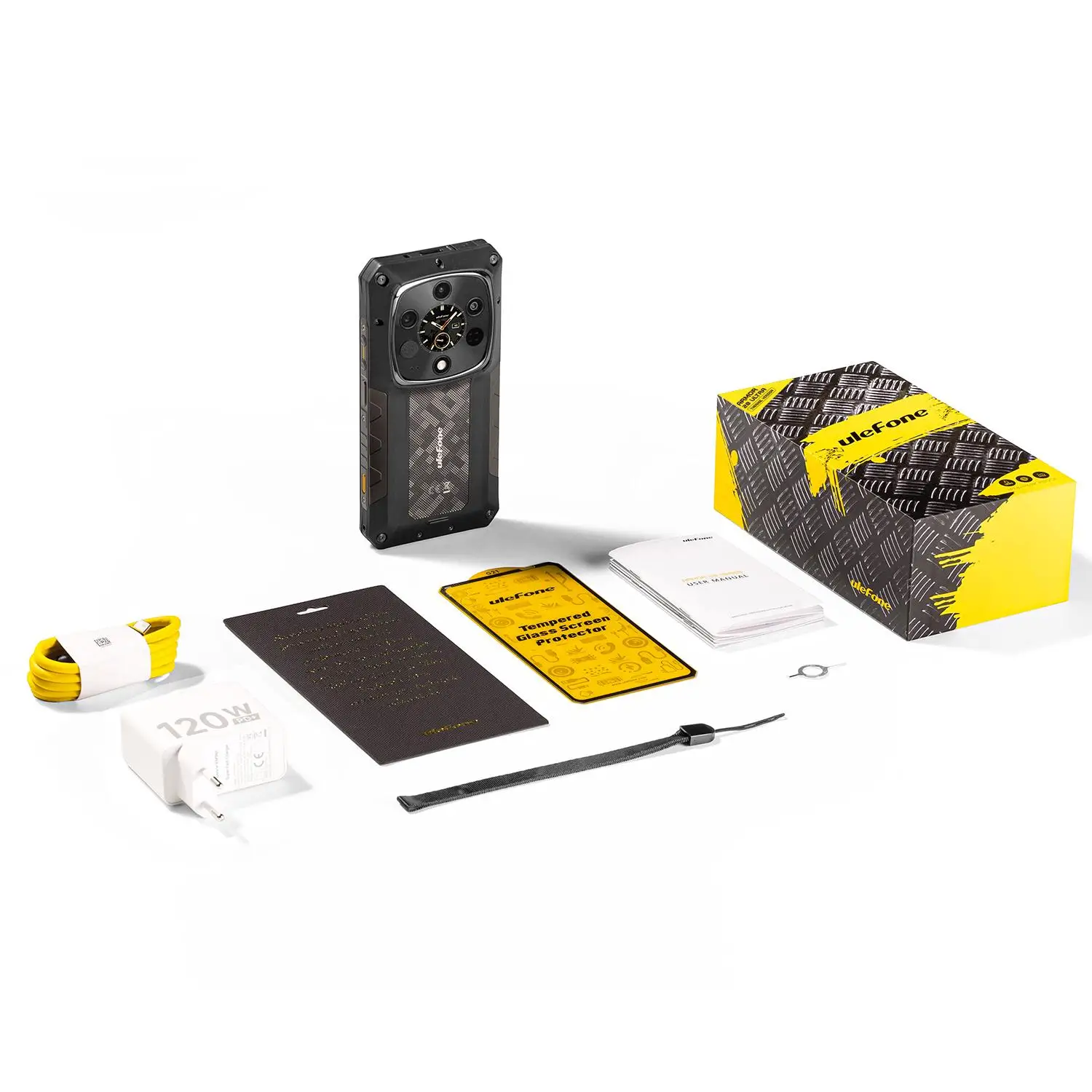 Ulefone Armor 28 Ultra 5G AI Thermal Imaging Rugged Phone 16GB+1TB Smartphone Android 14 AMOLED 6.67" Dimensity 9300+ 120W 5G