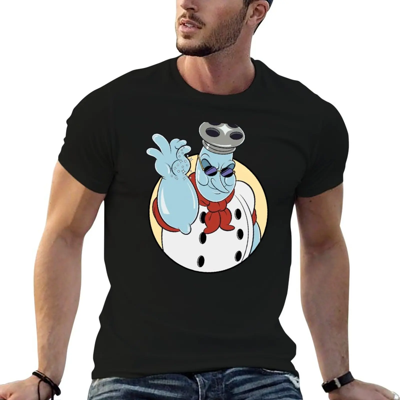 Chef Saltbaker aka The Salt Bae- The Cuphead Show T-Shirt Daily Wear Print T-Shirt