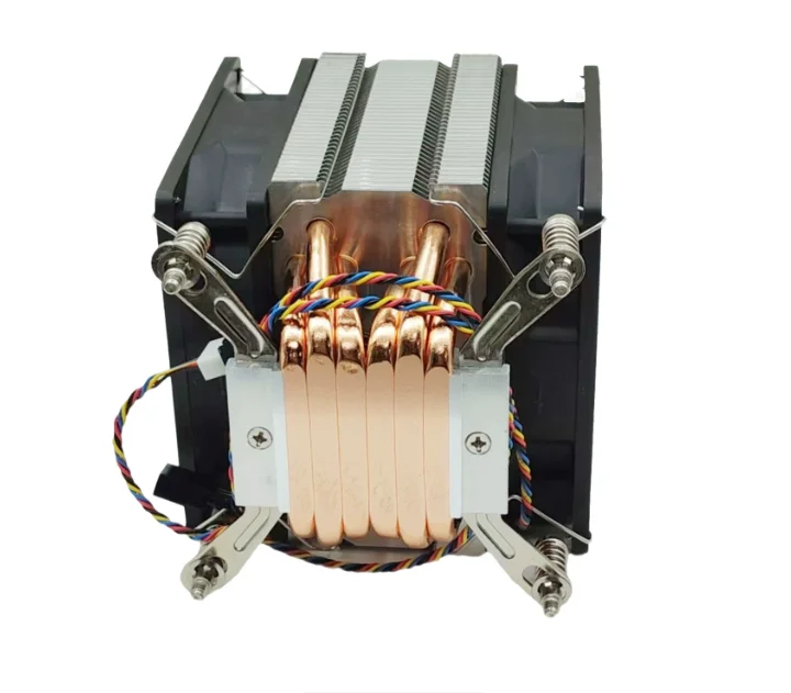 6 Copper Tube 2011 Pin CPU Radiator Dual Channel Server Main Board X99 X79 Desktop Silent Fan 2066