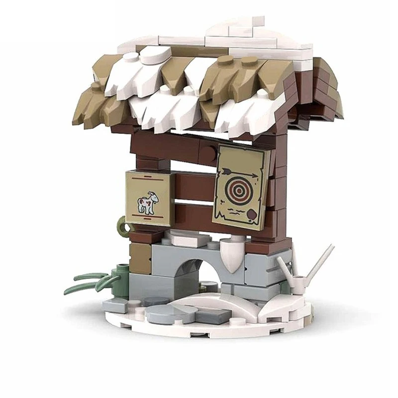 Medieval Castle Model MOC Building Bricks Town Quest Board Modular Technology Children Holiday Gifts Assemble Toys Suit