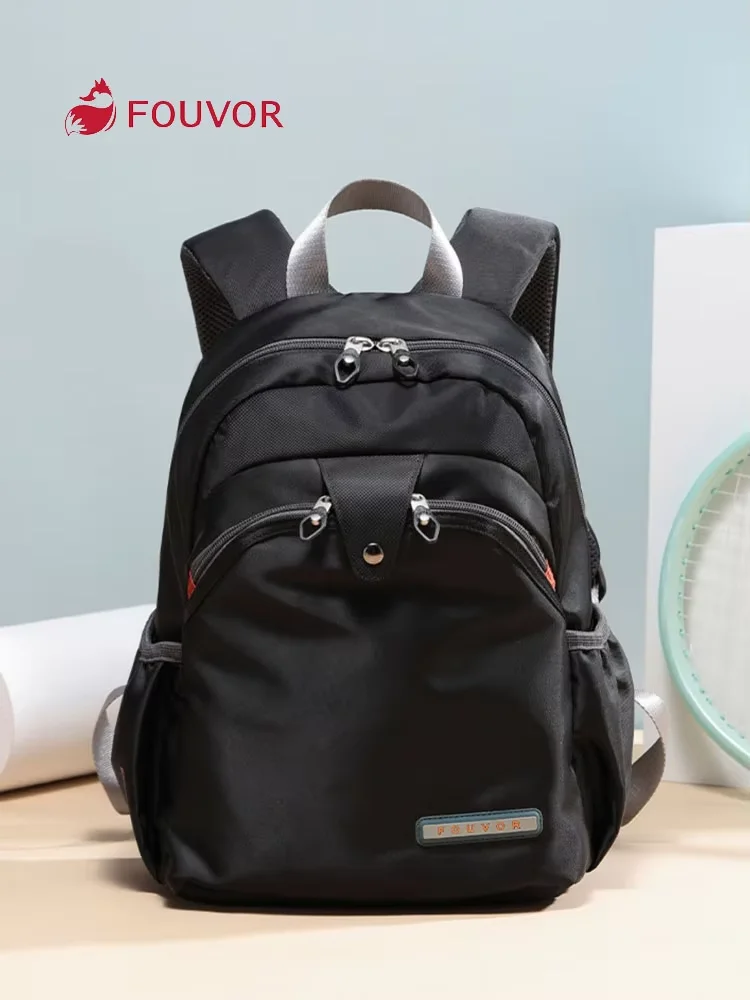 Fouvor Women's Backpack Nylon Canvas Waterproof Backpack Large Capacity Casual Fashion Sport Travel School Bag For Girls 2587-11