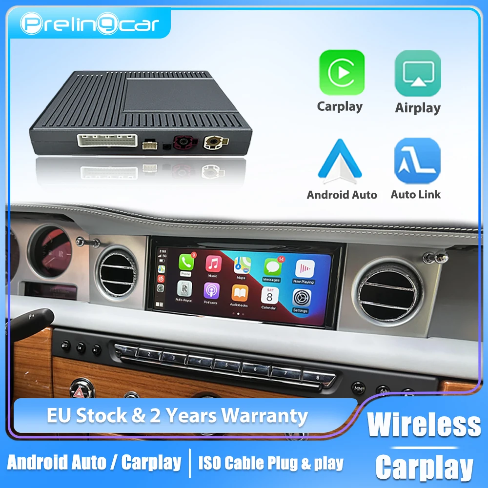 Wireless CarPlay For Rolls-royce NBT Cullinan Gust Phantom blur Wraith 2013-2016ys Android Mirror Link CarPlay AirPlay Function