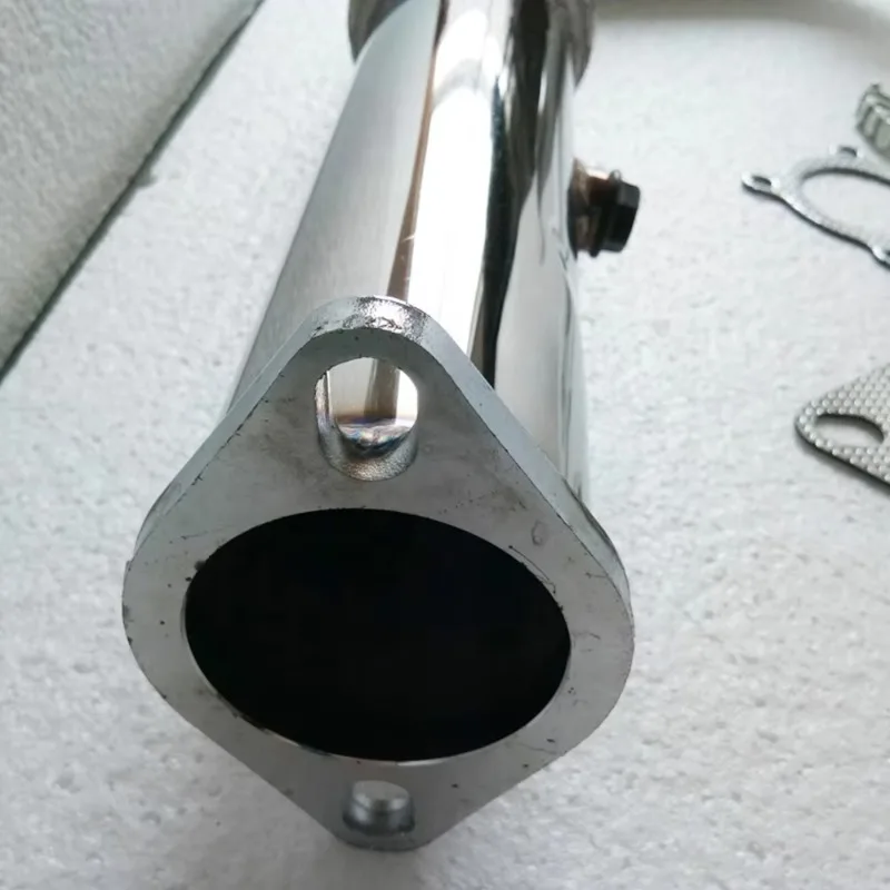 Stainless Automotive Modification Exhaust Head and Tail Throat Section Suitable for BMW Exhaust Pipes 3Inches Manifold Downcomer