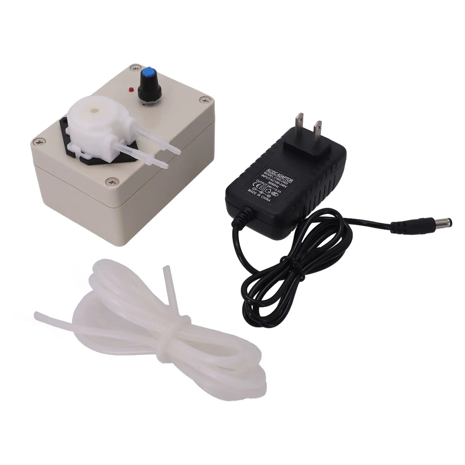 DC 12V 24V Peristaltic Water Dosing Adjustable Flow Rate 5-200ml Min For Lab Aquarium Hydroponics Liquid Transfer