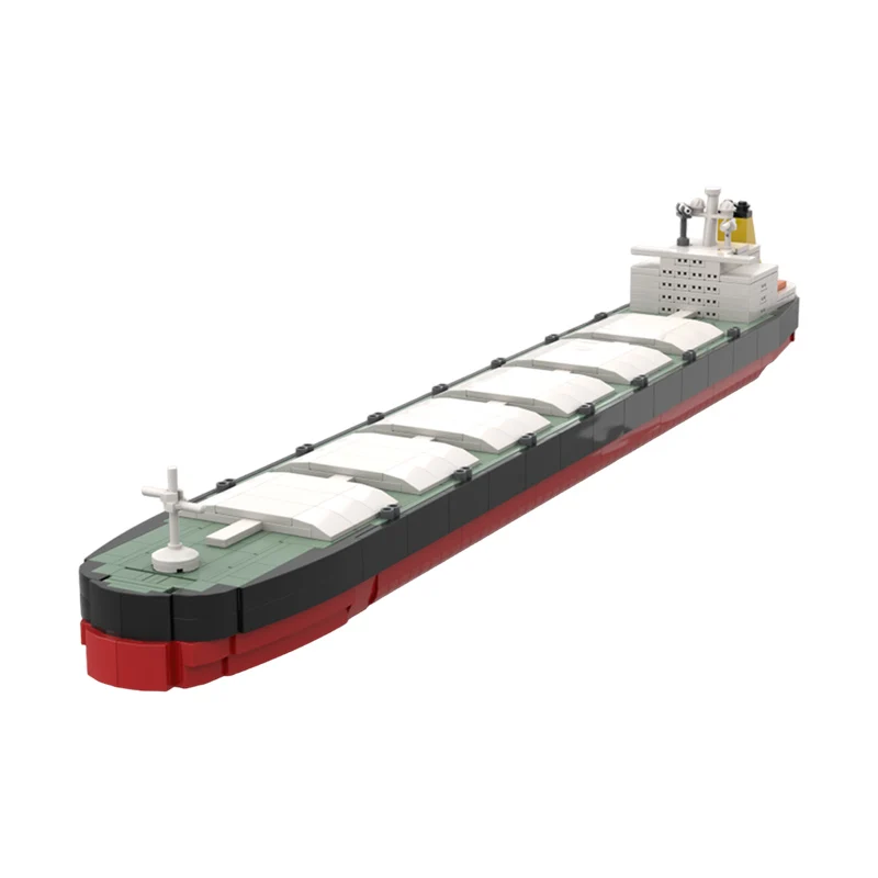 Large Bulk Carrier Model MOC Building Bricks War Equipment Modular Technology Gifts Holiday Assemble Children Toys Suit