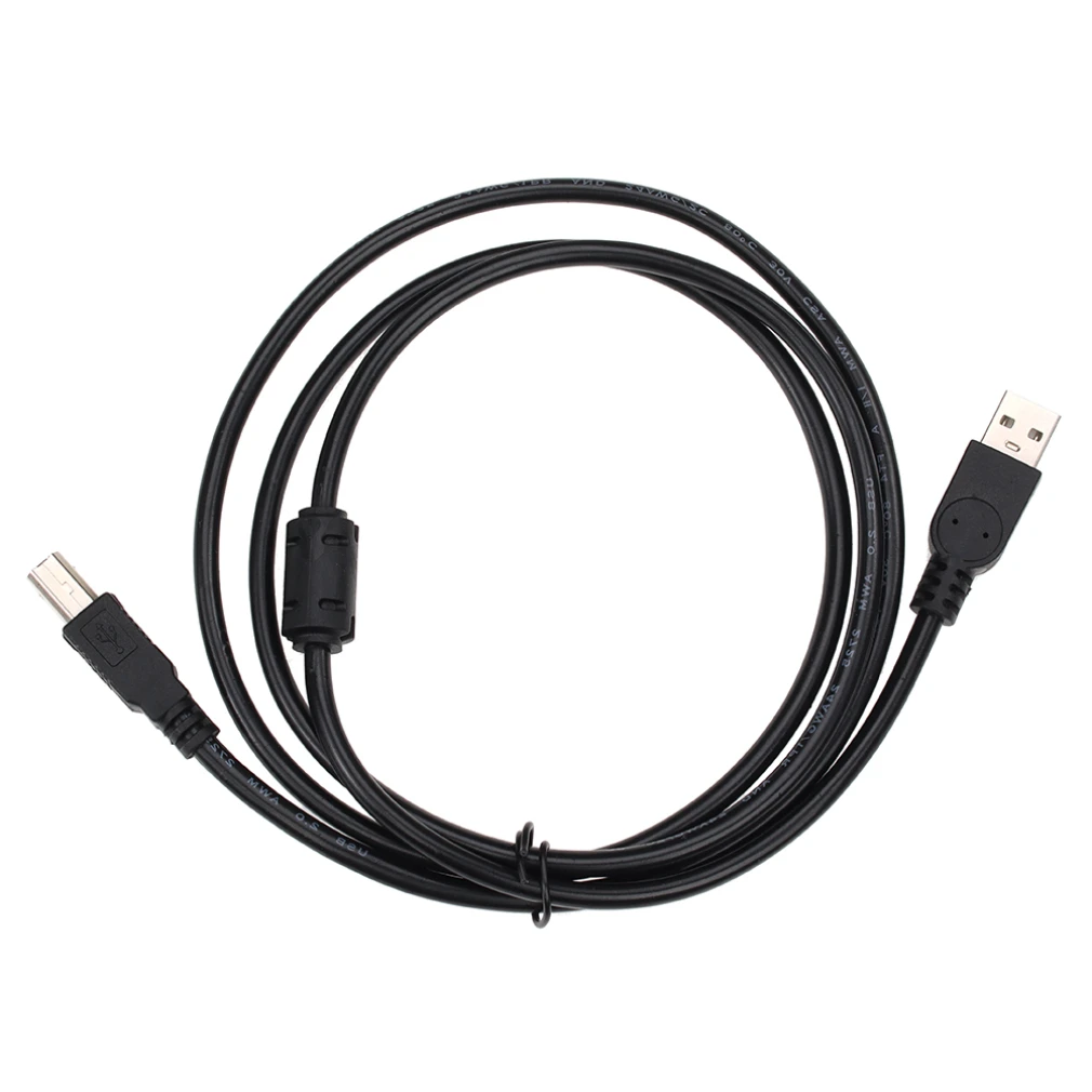 100pcs 1,5M de alta velocidade USB 2.0 A para B cabo macho cabo de impressora sincronização fio de carga de dados