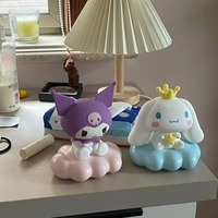 Animation Sanrios Kitty Kawaii Glowing Cloud Lamp Hello Kitty Bedside Lamp LED Night Light Cake Decoration Decoration Gift