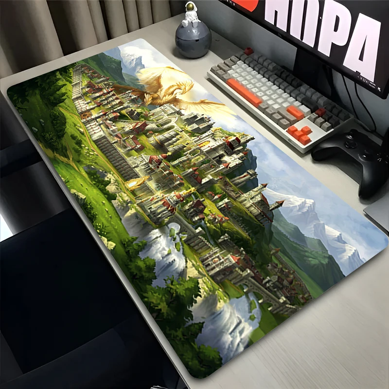 Cool Gamer Mouse Pad Computer Accessories Non-slip Keyboard Pad Heroes Of Might And Magic 3 Mousepad XXL Gaming Desktop Decor