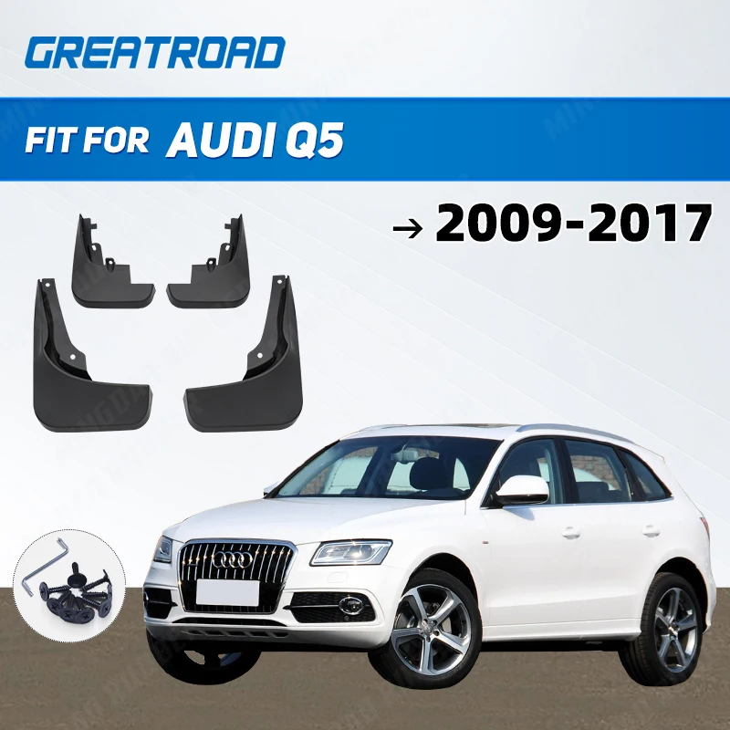 Mud Flaps Front Rear for Audi Q5 2009 - 2017 2010 2011 2012 2013 2016 Fender Splash Guards Mudflap Mudguard Car Accessories