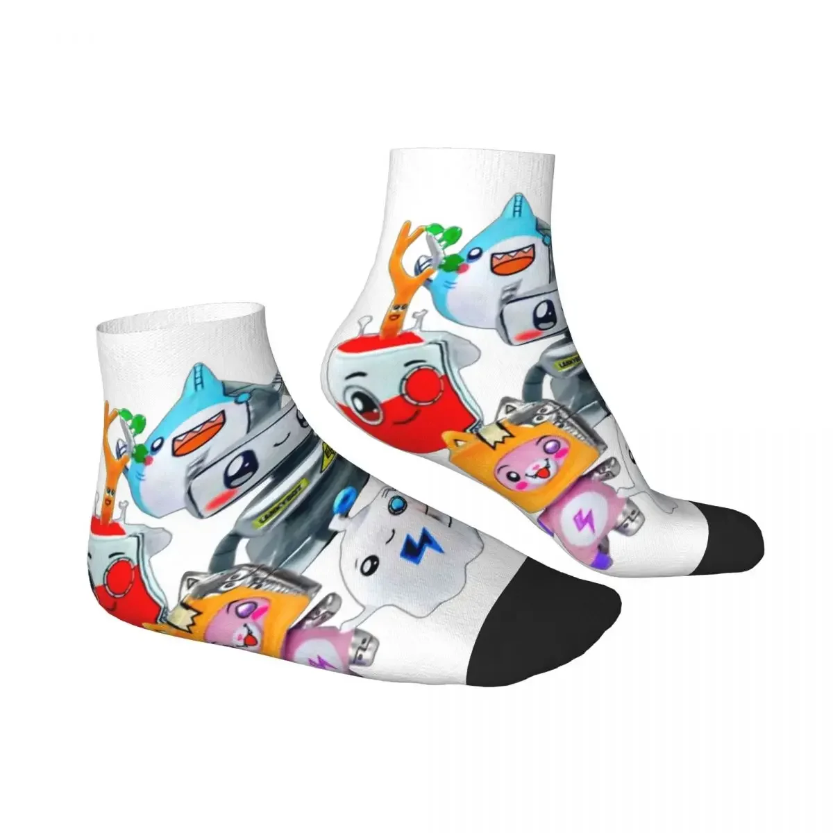 Rocky Lankybox Lanky Box Socks Harajuku Super Soft Stockings All Season Socks Accessories for Unisex Christmas Gifts