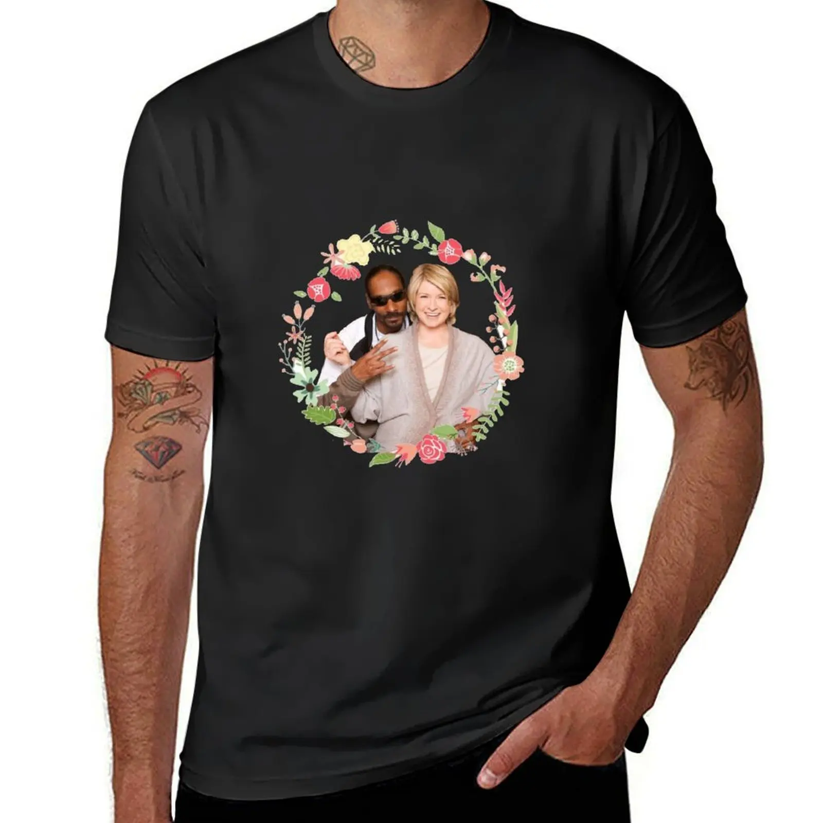 Snoop and Martha T-Shirt funnys quick drying t shirts men