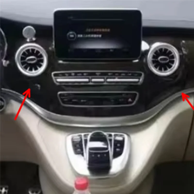 

4Pcs Car Front Dashboard Air Conditioning Vent Assembly A/C Air Vent Grille A4478308502 For Mercedes Benz V Class W447