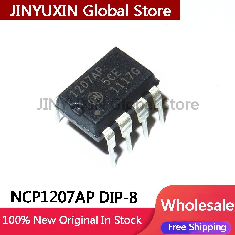 10Pcs P1207AP 1207AP NCP1207AP DIP-8 IC In Stock Wholesale