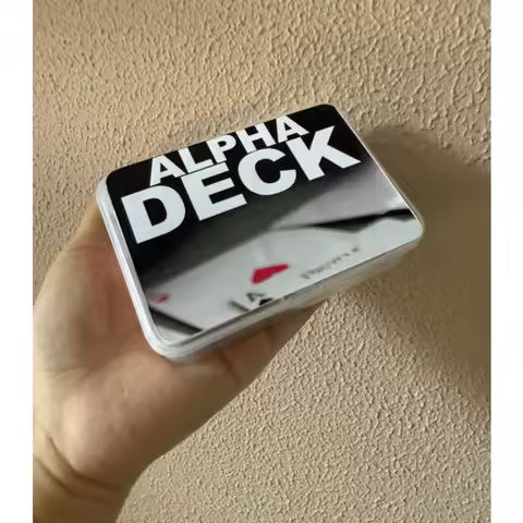 Alpha Deck By Richard Sander Magia Magie Magicians Props Close Up Magia Illusions Gimmicks Card Magic Tricks Prediction Voodoo