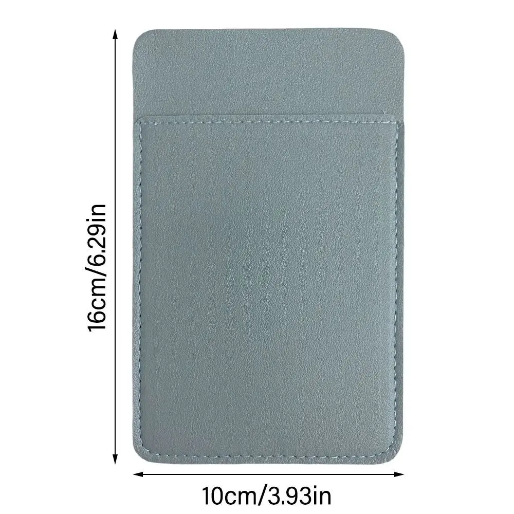 1Pc Double-Layer Leak-Proof Pen Pouch PU Leather Pocket Protector Large Capacity Pencil Case Portable Pen Holder Useful Pen Bag