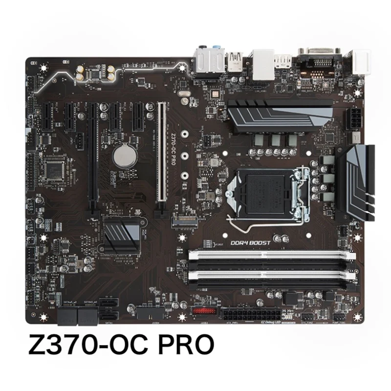 For MSI Z370-OC PRO Desktop Motherboard Z370 LGA 1151 DDR4 ATX Mainboard 100% Tested OK Fully Work Free Shipping