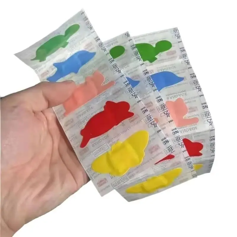 30 قطعة/المجموعة الفرقة المعونة الكرتون الحيوان نمط مقاوم للماء الإسعافات الأولية لاصق الضمادات تضميد الجروح التصحيح شريط التصحيح في حالات الطوارئ